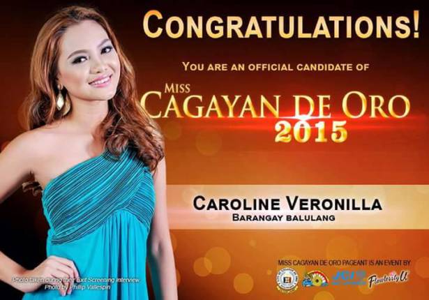 Official Candidates Of Miss Cagayan De Oro 2015 Cdo Encyclopedia